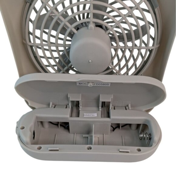 Treva 5" 2-Speed Portable Battery-Powered Fan With Adjustable Tilt & Sta-Fresh A - Picture 8 of 8